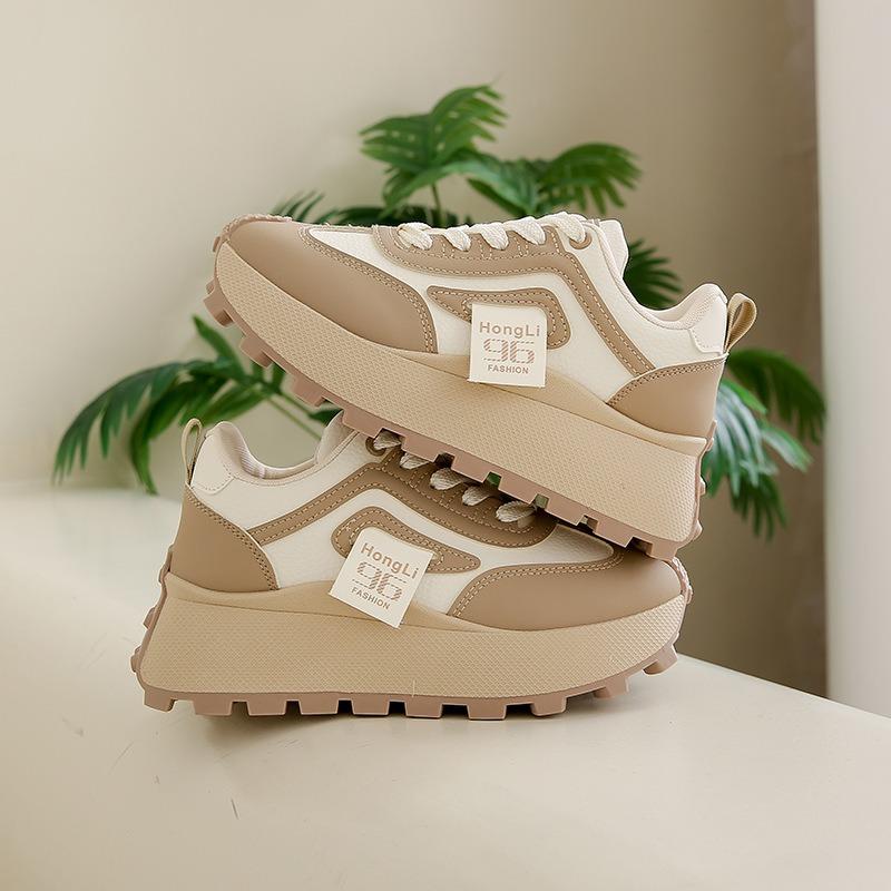 Spring New Breathable Female Student Casual Shoes Platform Running Women's Shoes -