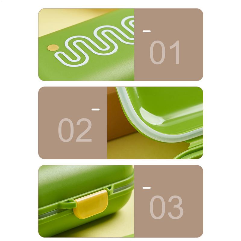 Waterproof Leakproof Soap Box Travel Plastic Soap Case Box Cover Soap Holder Container High Quality Soap Dishes With Lock