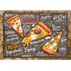 3d Mural Pizzeria Tablica Kreda Tapeta Restauracja Fast Food Przekąska Pizza Mural Ścienny Dekor Przemysłowy Tapeta