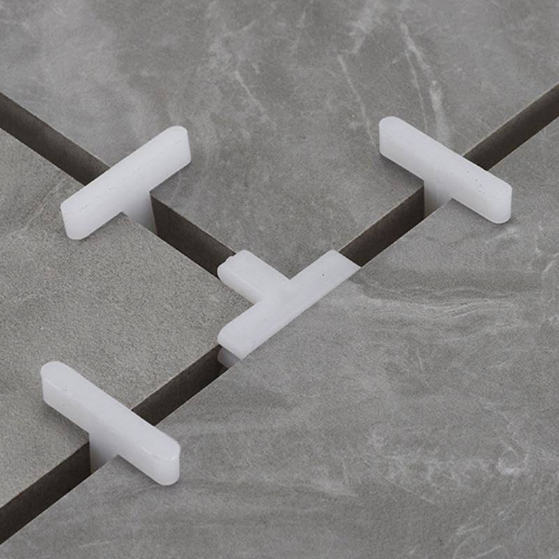 200 Pieces Practical 10mm 3/8 Inch Clear Flooring Spacers Accessory for Bricklaying and Deck Board Leveling Solution