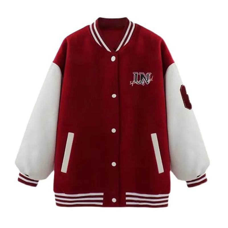 Retro Jacket Women's Fall Printing Loose Casual Jacket Comfortable Button Coat Tops
