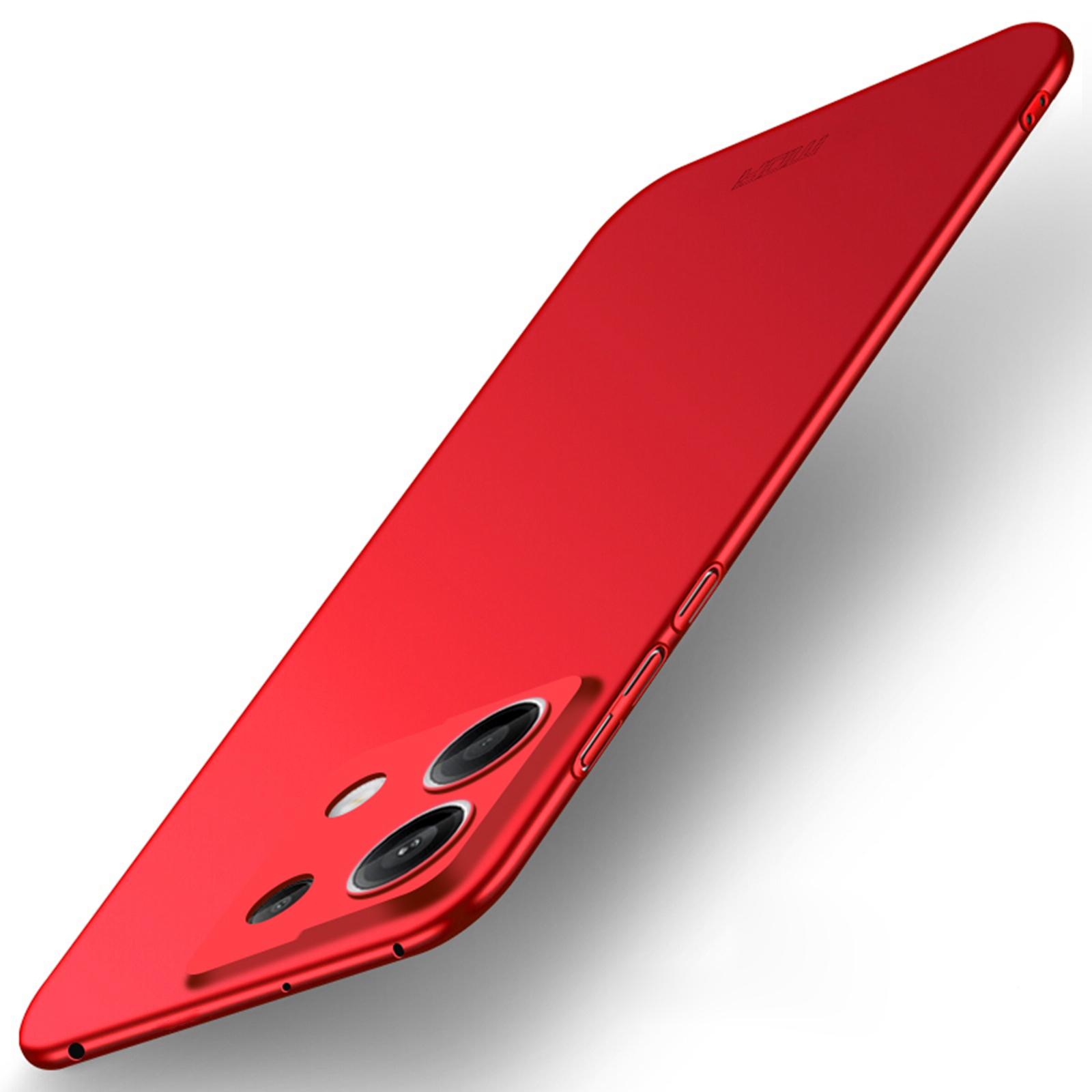 

MOFI JK PC Series-1 for Xiaomi Redmi Note 13 5G Case Hard PC Matte Slim Phone Cover Red