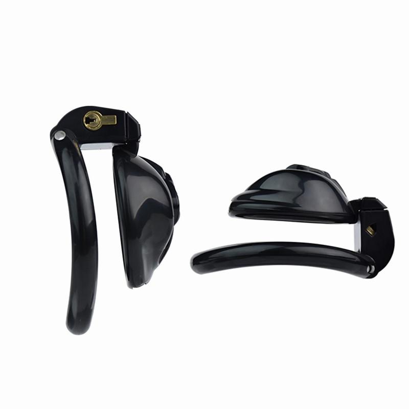 Mini Chastity Lock Male with 4 Sizes Rings and Keys Lightweight Resin Chastity Device Adult Sex Toy BDSM Slave Breathable