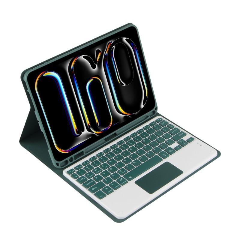 Wireless Bluetooth Keyboard Case With Stylus Slot IPad Air Pro Mini 10.2 10.5 10.9 11 12.9 13 Inch Touchpad Detachable