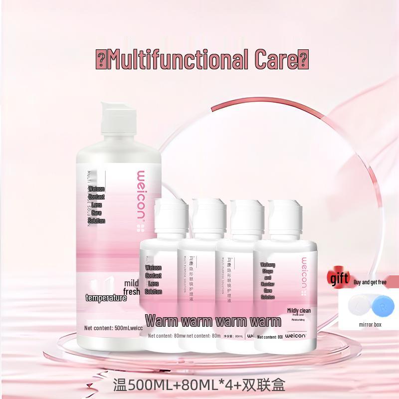 ვეიკანგ ჩენსი ფერადი კონტაქტური ლინზების ხსნარი ქალებისთვის - მიოპიის მოვლა, ხელმისაწვდომია დიდ და პატარა ბოთლებში