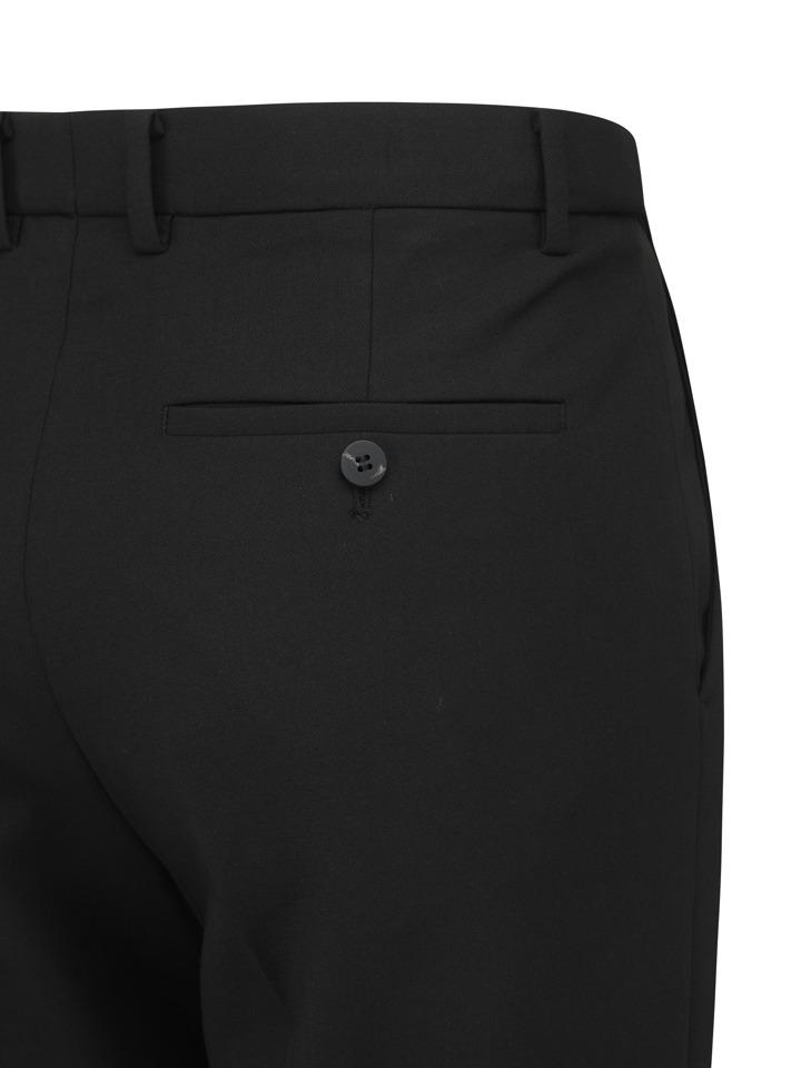 AND Z Men'S Tapered Fit Straight Fit Setup Pants_Blg5Pp1001Bk