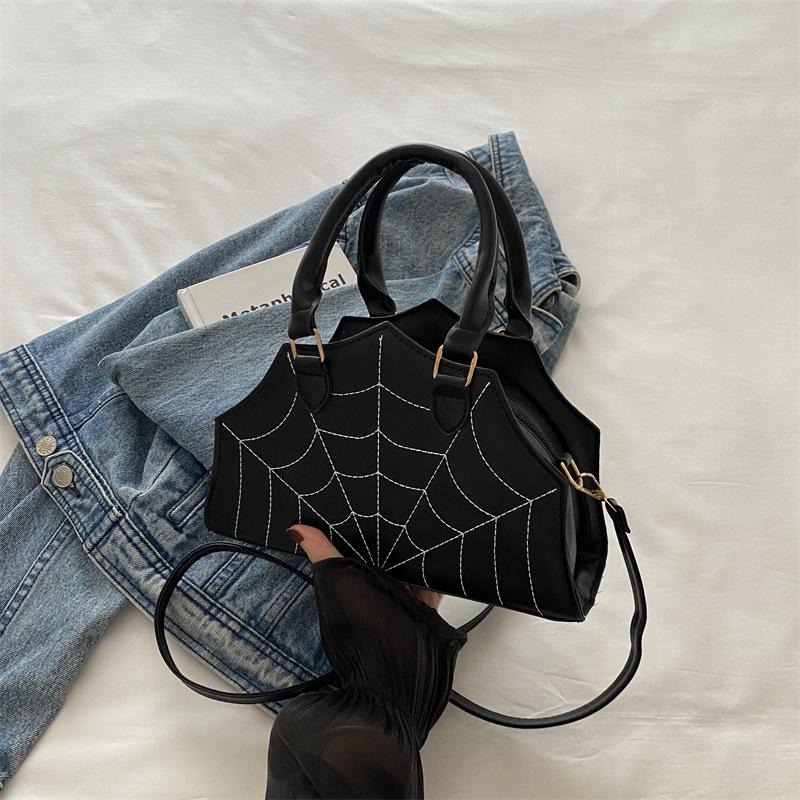 Niche Design Textured Handbags For Women 2025 New Spider Web Versatile Casual Ins Style Single Shoulder Bags