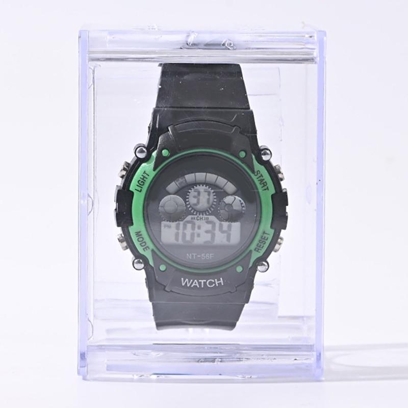Transparent Watch Storage Box for Home and Commercial Display Acrylic Wristwatch Organizer Timepieces Protective Case