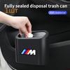 Car Trash Can Storage Box Vehicle Multifunctional Garbage Dust Case For M E36 E39 E46 E53 E60 E61 E87 E90 E97 F10 F20 F22 F30 F31 M3 M4 M5 X1