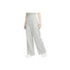 Nike Solid Color Brand Logo Drawstring Casual Pants Women bottoms Light-Grey FB2727-063