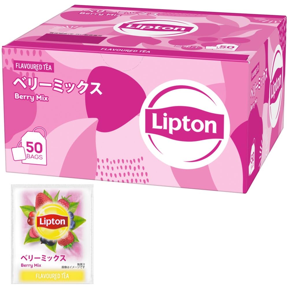 Morinaga Milk Industry Lipton Berry Mix Tea Bags (50 bags)