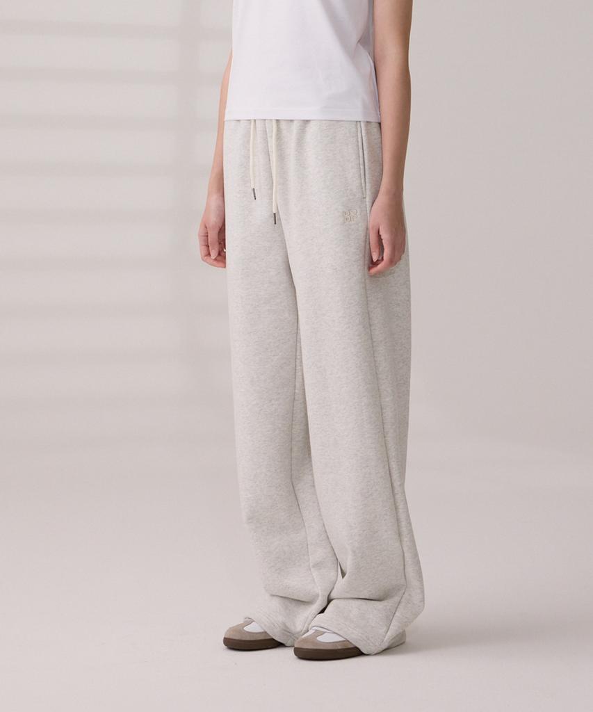 DANGLEDROP Dgdp Legline Wide Sweatpants Oatmeal