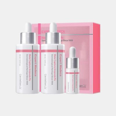 Experten Madeca Mela Capture Ampulle RX (30ml x 2 +7ml) – Aufhellende & Unreinheitenpflege mit MadeWhite Komplex, Koreanisch