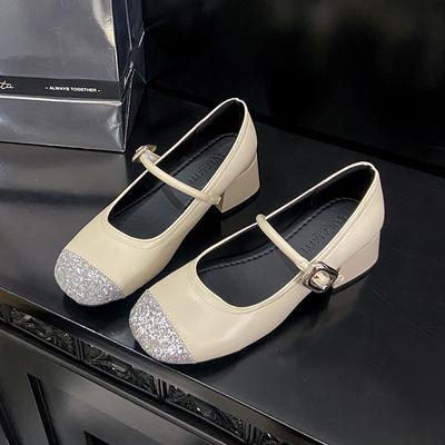Damen Sommerbekleidung 2025 Neue Mary Jane Einzelne Schuhe