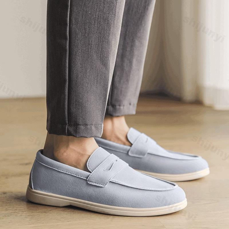 Fashion 2025 Summer Men's Sports Leisure Breathable Loafer Shoes Comfortable Versatile Fashion Trend Slip On Lightweight Casual Sneakers