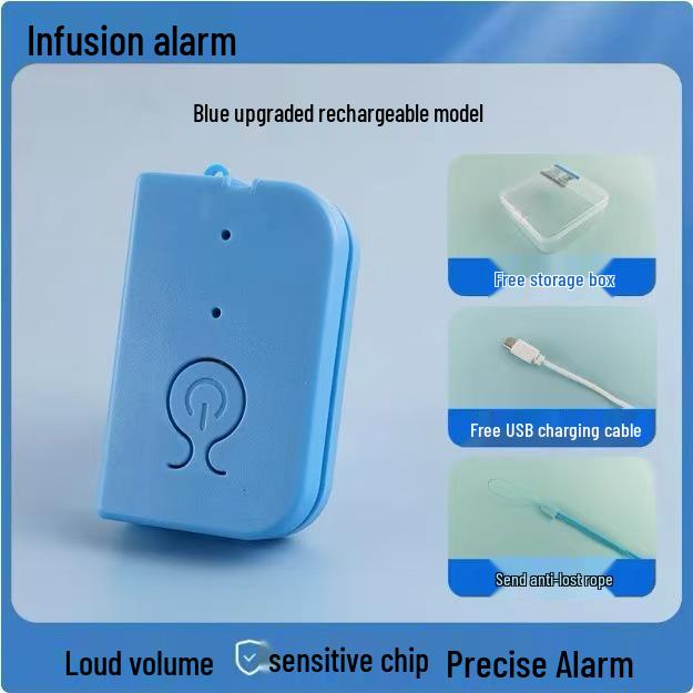 Rechargeable Infusion Buddy: IV Drip and Medication Level Bedside Alarm