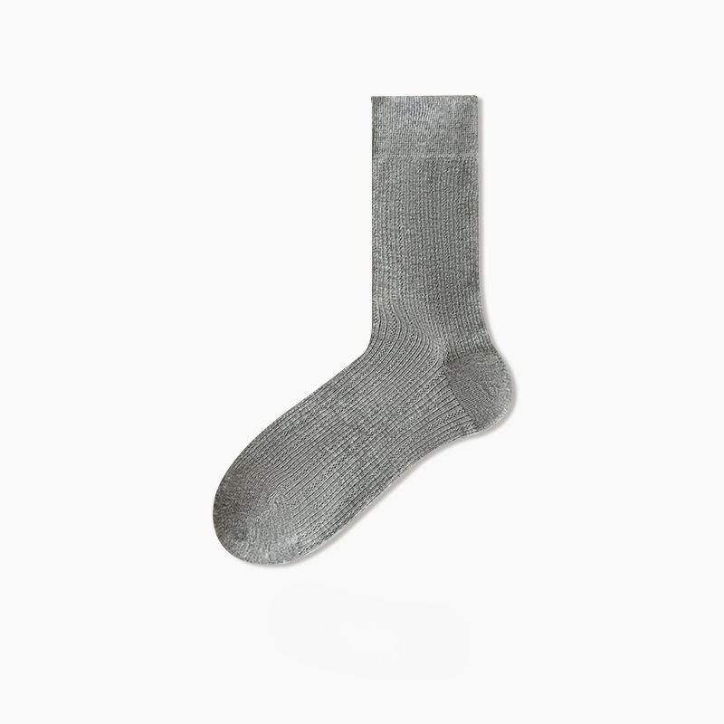 Ballet-style White Sock Children's Mid-calf Socks, Summer Lightweight Model, Solid Color, Boneless Mesh Cotton Socks, Long Socks, Summer Pile-up Socks