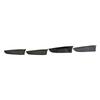 7pcs Car Interior Stickers Black Carbon Fiber For LEXUS IS250 300 350 2006-2012 Gear Shift Box Right-hand Drive