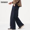 Mark Fairwhale Men's Tencel Lyocell Loose Wide-Leg Jeans