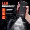 P100 Car Jump Starter 5000A Peak, 12V Portable Battery Pack for 10L Gas/8L Diesel, LED Screen & Light