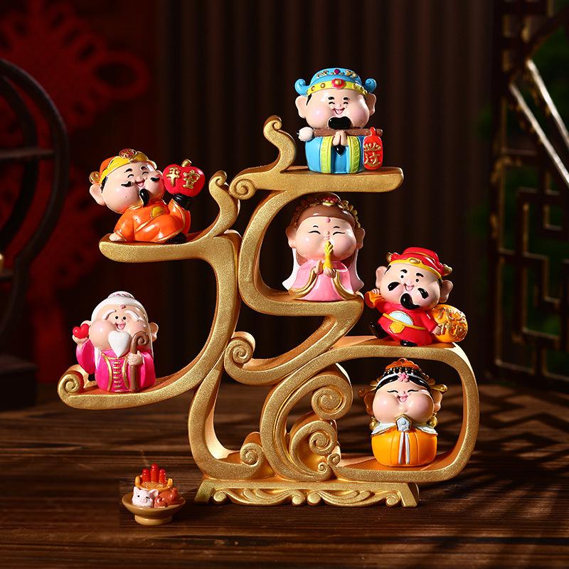 

Фигурка Бога Богатства «Счастливая Звезда» - Декор для дома и офиса, Подарок на новоселье