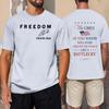 Men's Commemorative Print T-Shirt Free Neck T-Shirt