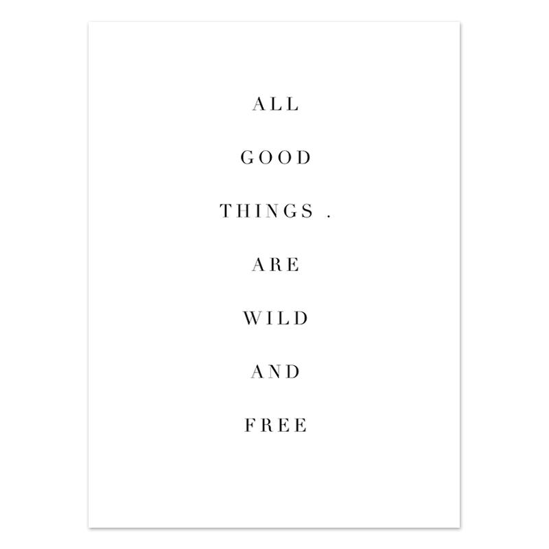 Pastoral Nature Scenery Plants Canvas Paintings Nordic Animal Reed Quotes Posters Modern Print Pictures for Wall Art Home Decor