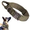 Durable Tactical Dog Collar and Leash Adjustable Military Pet Collar Leash Medium Large Dog German Shepherd Training Accessories