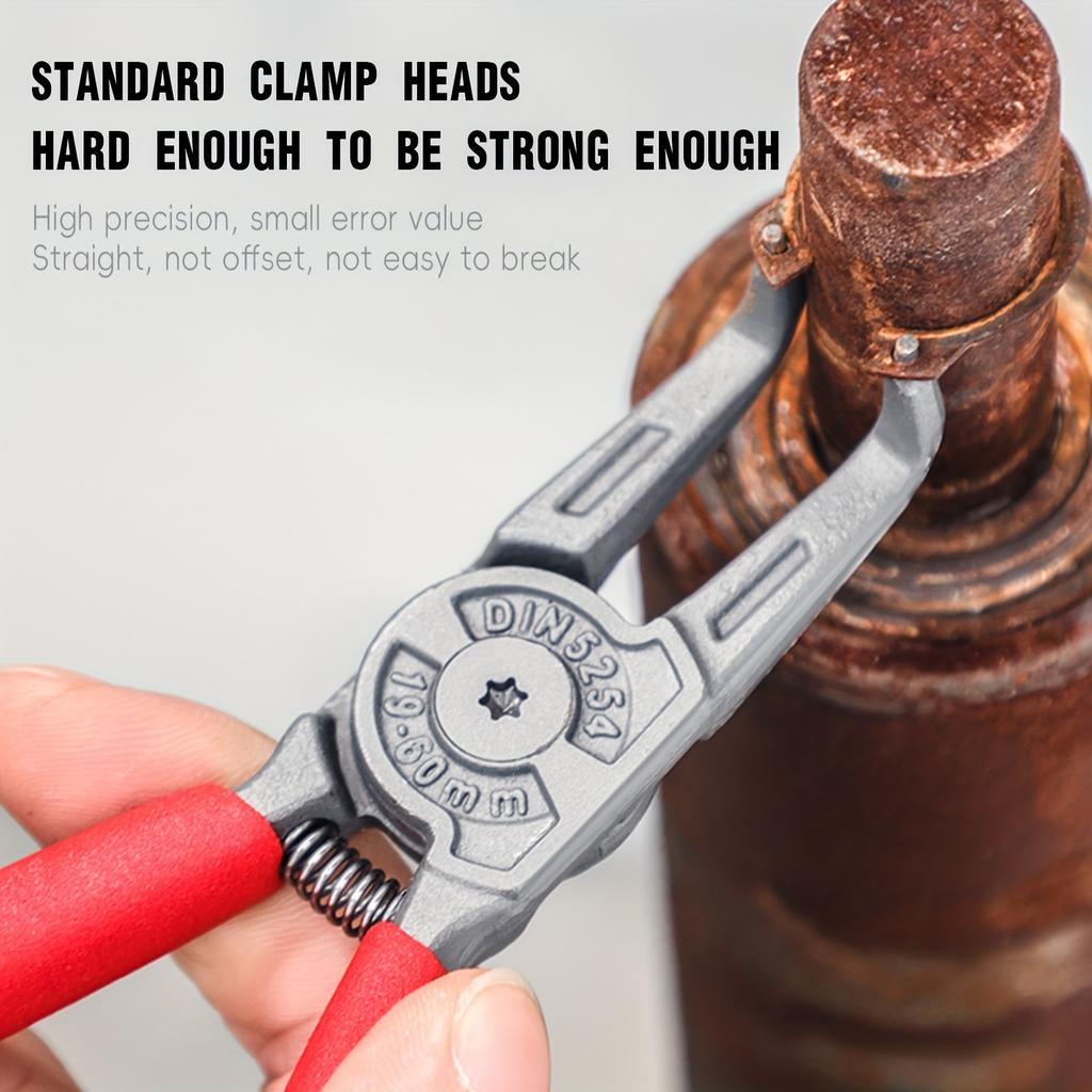 4 pcs 7 inch Circlip Pliers for Removing Installing Gearshift Locking Rings Special Angle Tip Circlip Retaining Ring Pliers Tool