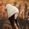 Fashion Knitted Warm Hat Winter Women's Fleece Ear Pads Wool Hat Outdoor Sports Hat