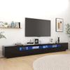 VidaXL TV Stand with LED Lights, Television Cabinet with Storage, Living Room Interior TV Unit, 3081925