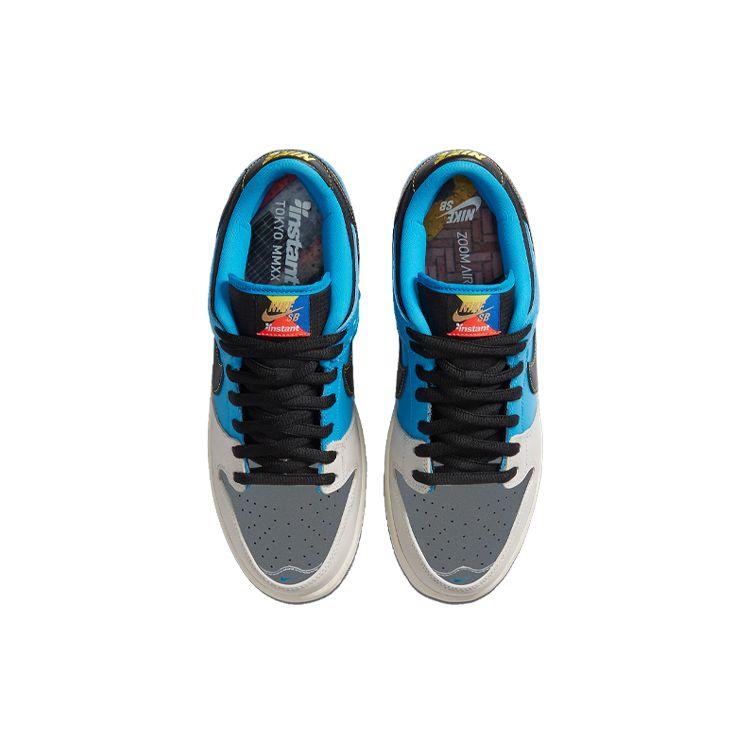 Instant Skateboards X Nike Dunk Low Pro SB QS Unisex Sneakers Blue Blue-Hero Pale-Ivory CZ5128-400