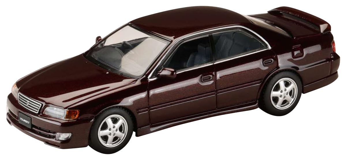 HobbyJAPAN HJ64 Scale Toyota Chaser Tourer V Early Version Purple Customized Finished Model 1/64 (JZX100) (1996) Color, (HJ641072P)