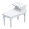 1PC Vintage Miniature Furniture 1:12 Dollhouse Wood Table Multifunction Cabinet Bookcase Model Toy Cupboard Dolls Accessories