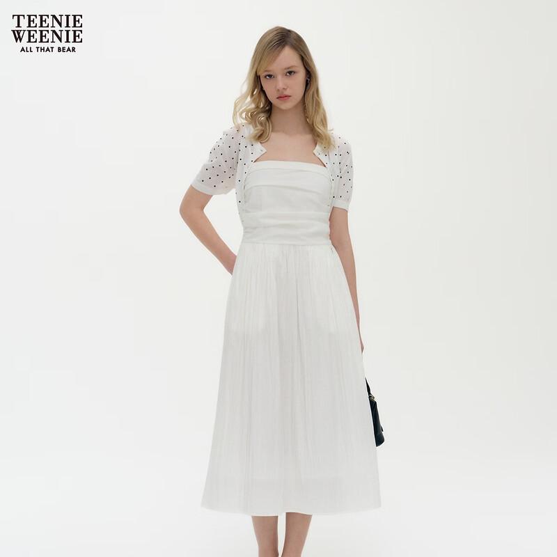 Teenie Weenie Women's 2026 Summer Plaid A-Line Long Dress