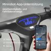 IScooter E9TMax ABE 20KM/H Monopattino Elettrico Intelligente Ruote da 10'' Motore da 500W Batteria da 36V10Ah E-Scooter Per Adulti Autonomia 40KM Con Controllo APP
