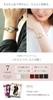 [Little Magic] Women's Watch, Genuine Leather Strap, Waterproof, Gold Face, Zirconia, Hypoallergenic, Red