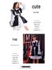 Black & White Lolita Maid Costume Dress for Women & Crossdressers