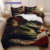 Superhero Hulk Face Print Bedding 1 Duvet Cover 2 Pillowcase Without Core Bedding Set Soft And Comfortable Christmas Birthday Gift