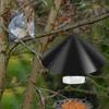18 in Squirrel Baffle Wrap Around Squirrel Proof Baffles Durable Plastic Bird Feeder Guard with Hook Hanging Squirrel Flapper