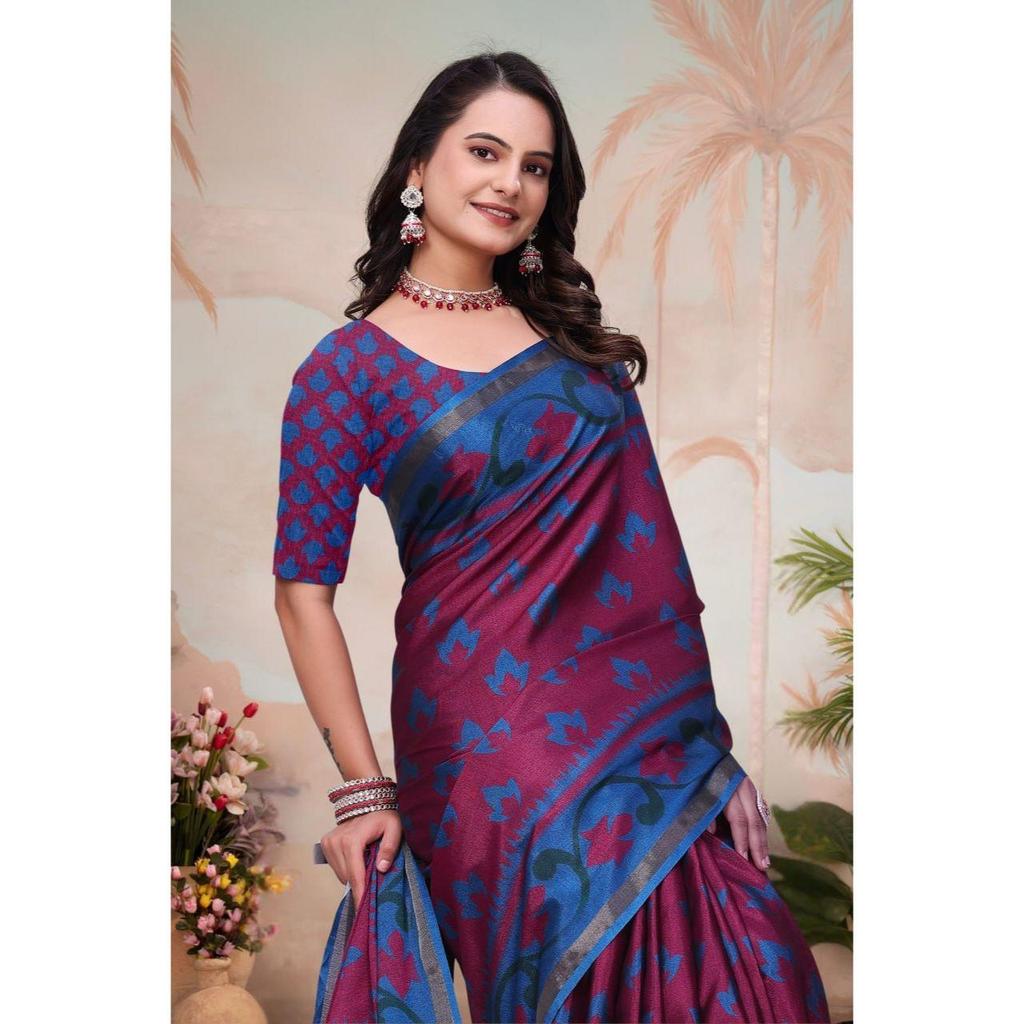 Elegant Daily Wear Mal Cotton Saree Collection