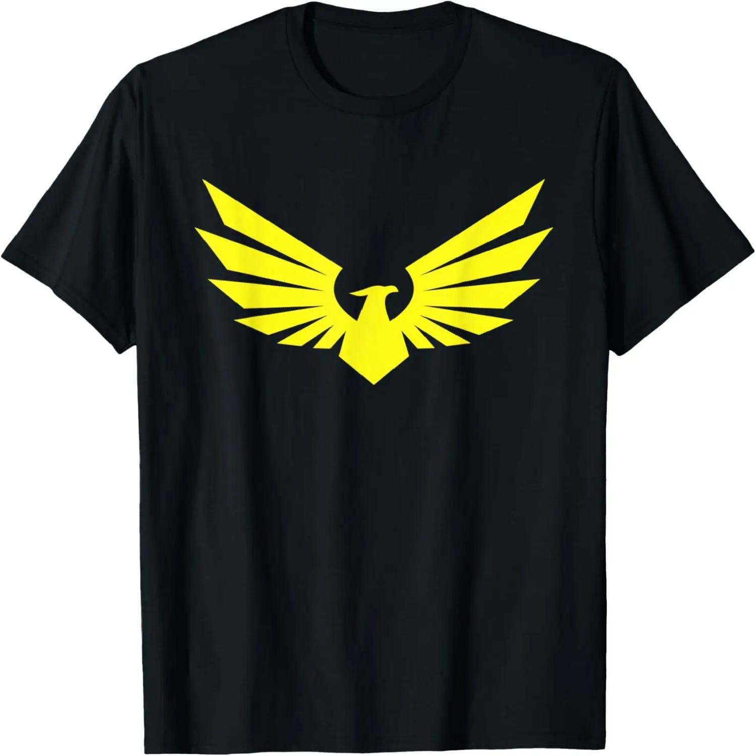 Yellow Phoenix 10 Life Rebirth Longevity Magic Renewal Gift T-Shirt S чёрный