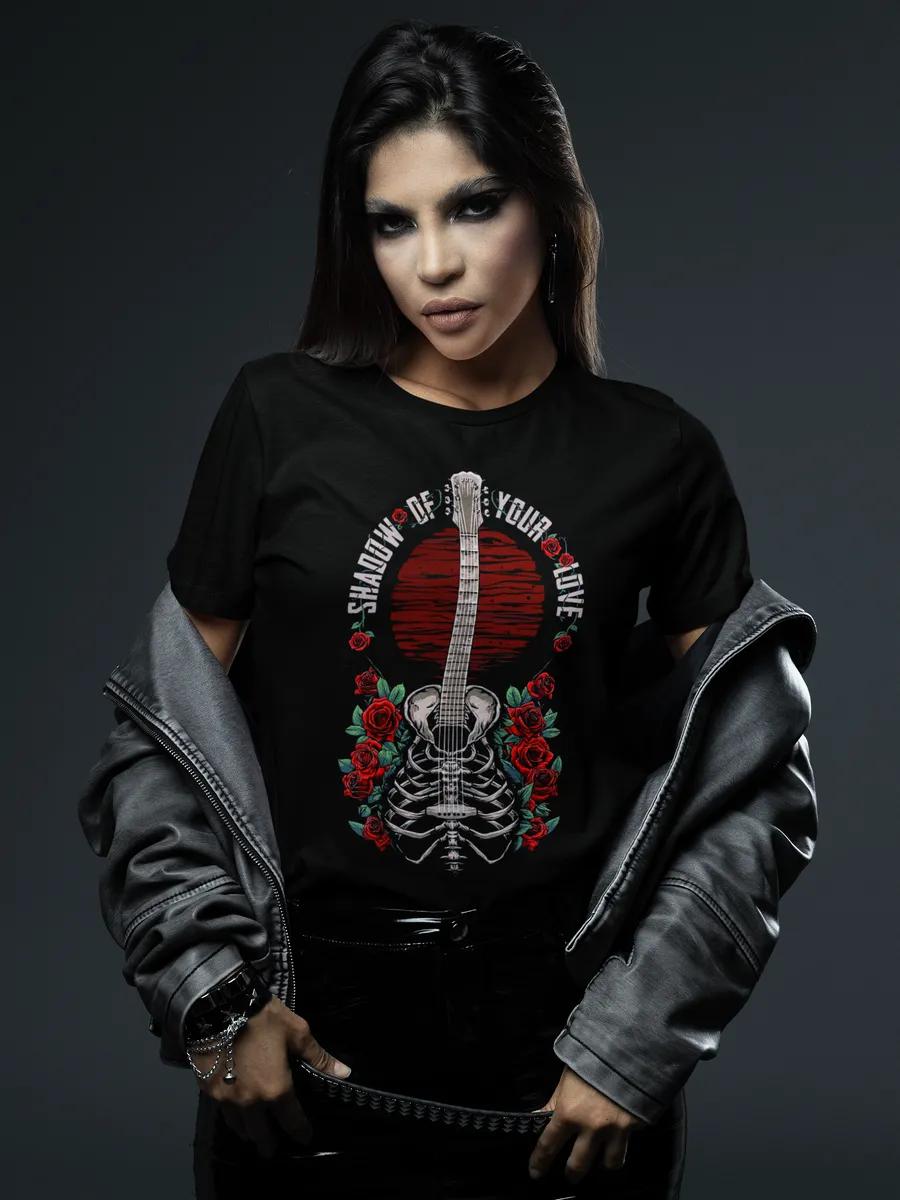 

T-shirt with rock print 4XL