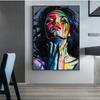 Canvas Paintings On The Wall Pictures For Home Decor Street Graffiti Wall Art Canvas Prints Abstract Pop Art Girls Watercolor