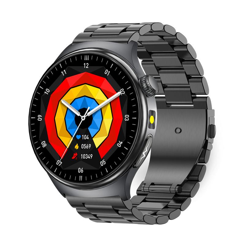 Men TK27 Smart Watch AMOLED ECG Health Monitoring Outdoors Flashlight Bluetooth Calling Sports Fitness Tracker Smartwatch