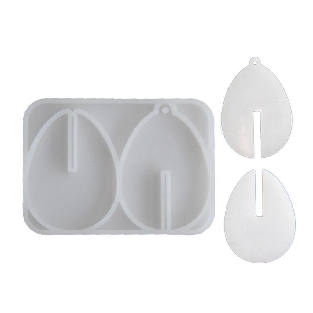 Reusable Silicone Mold Eggs Pattern Hand-Making Supplies Intricate Egg Pendant Moulds for Plaster House Decorations