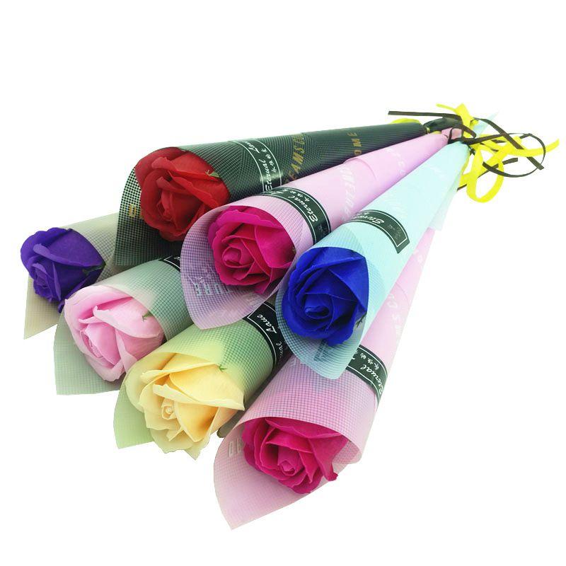 Artificial Soap Rose Flower Eternal Single Bouquet Home Party Wedding Gift Decor