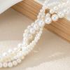 Meier Multi-layer necklace pearl choker retro light luxury niche necklace women's