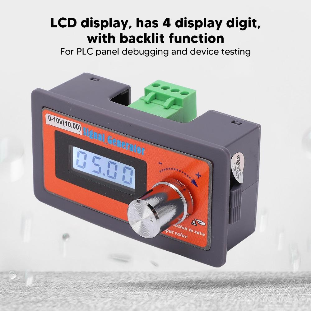 DC 0‑10V Voltage Signal Generator 79.5*42*23.5mm ABS Signal Analog Simulator Adjustable Voltage Signal Generator