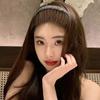 Flocking Bezel Hair Hoops For Women Ladies Solid Color Toothed Non-Slip Headband Hair Band Hair Accessories